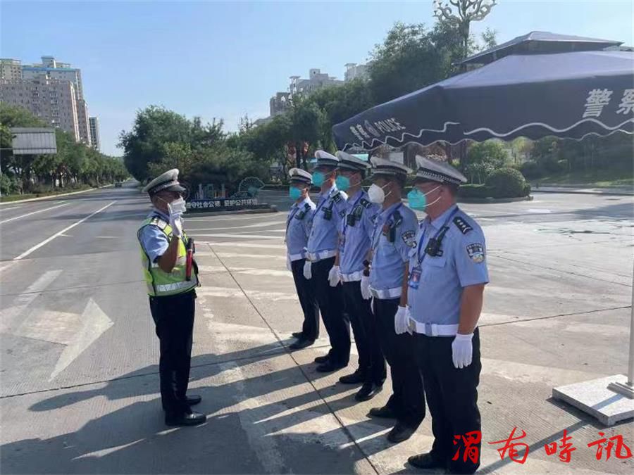 韩城公安交警援“渭”抗“疫”凯旋而归(图2)