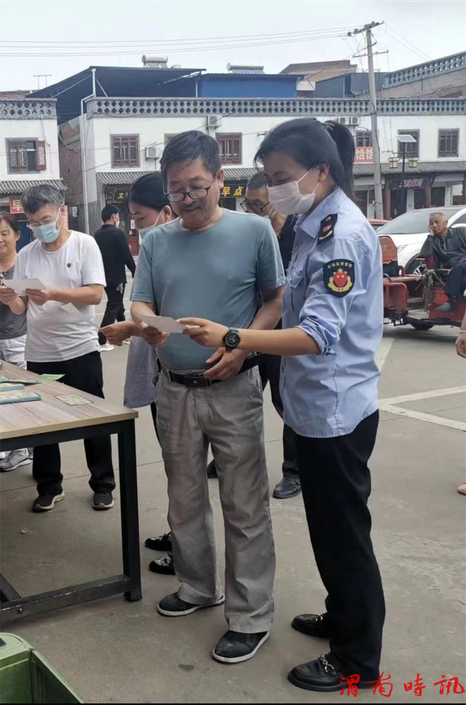 韩城市市场监督管理局西庄食药监所 开展食品安全科普宣传活动      (图3)